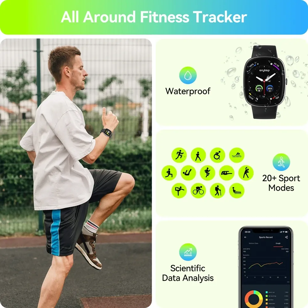 AnyLoop Alw1 Smart Watch 20 Bluetooth Call SmartWatch 1.69 AMOLED DISPE 2 662 DHgate