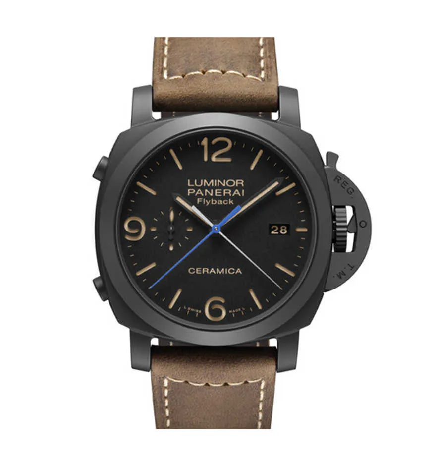 Механические часы роскошные часы Mens WatchPanerei Ceramic Pam00580 Автоматические механические мужские часы