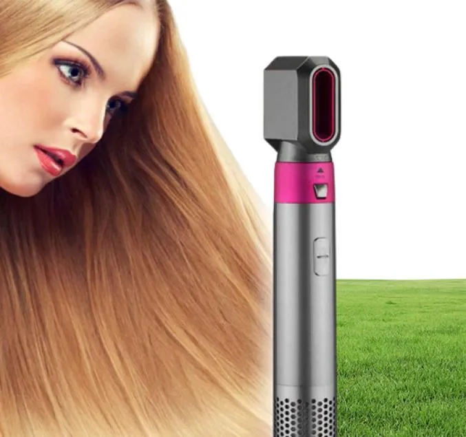 Haardroger 5 in 1 elektrische haarkam negatieve ionengrensborstel Bora Droog Dryer Air Wrap Curling Wand afneembare borstelset Home 229732099