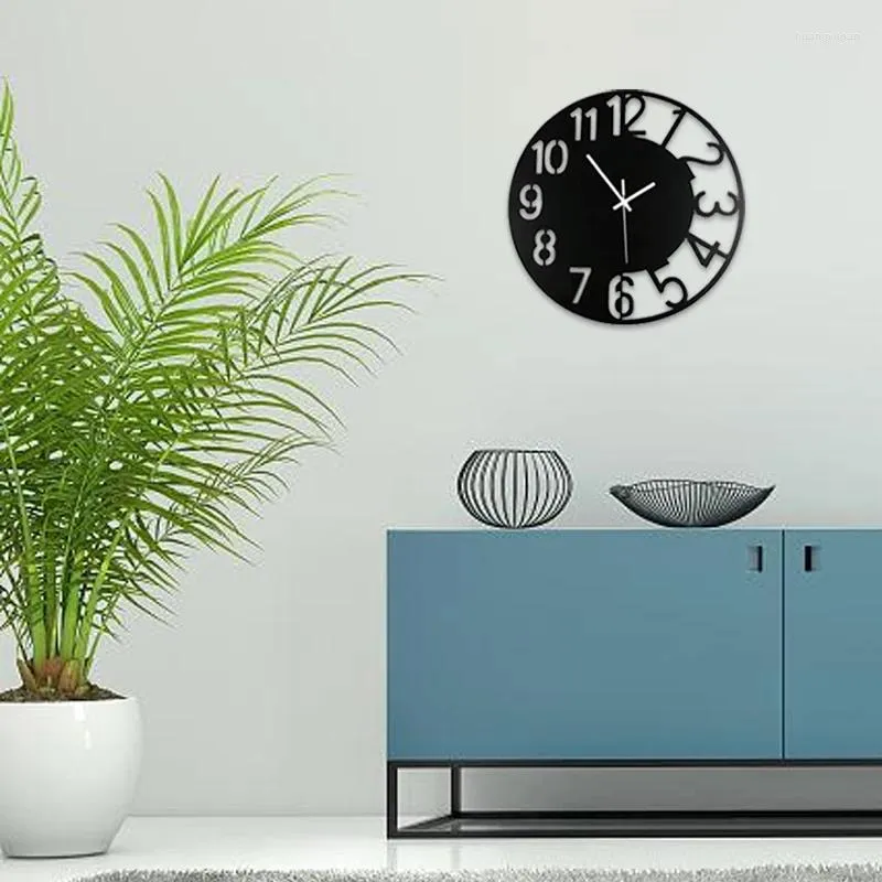 Relógios de parede Estilo nórdico sala de estar em casa Personalidade criativa simples decoração de arte
