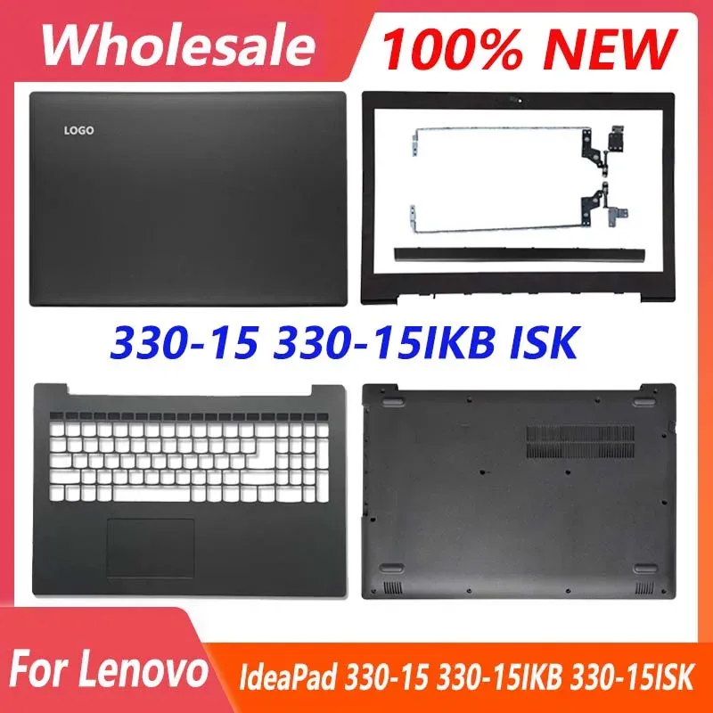 Casi Nuova coperchio posteriore LCD per laptop/cornice anteriore/Palmrest/Bottom Case/cerniere per Lenovo IdeaPad 33015 33015ikb 33015isk 33015igm Cover