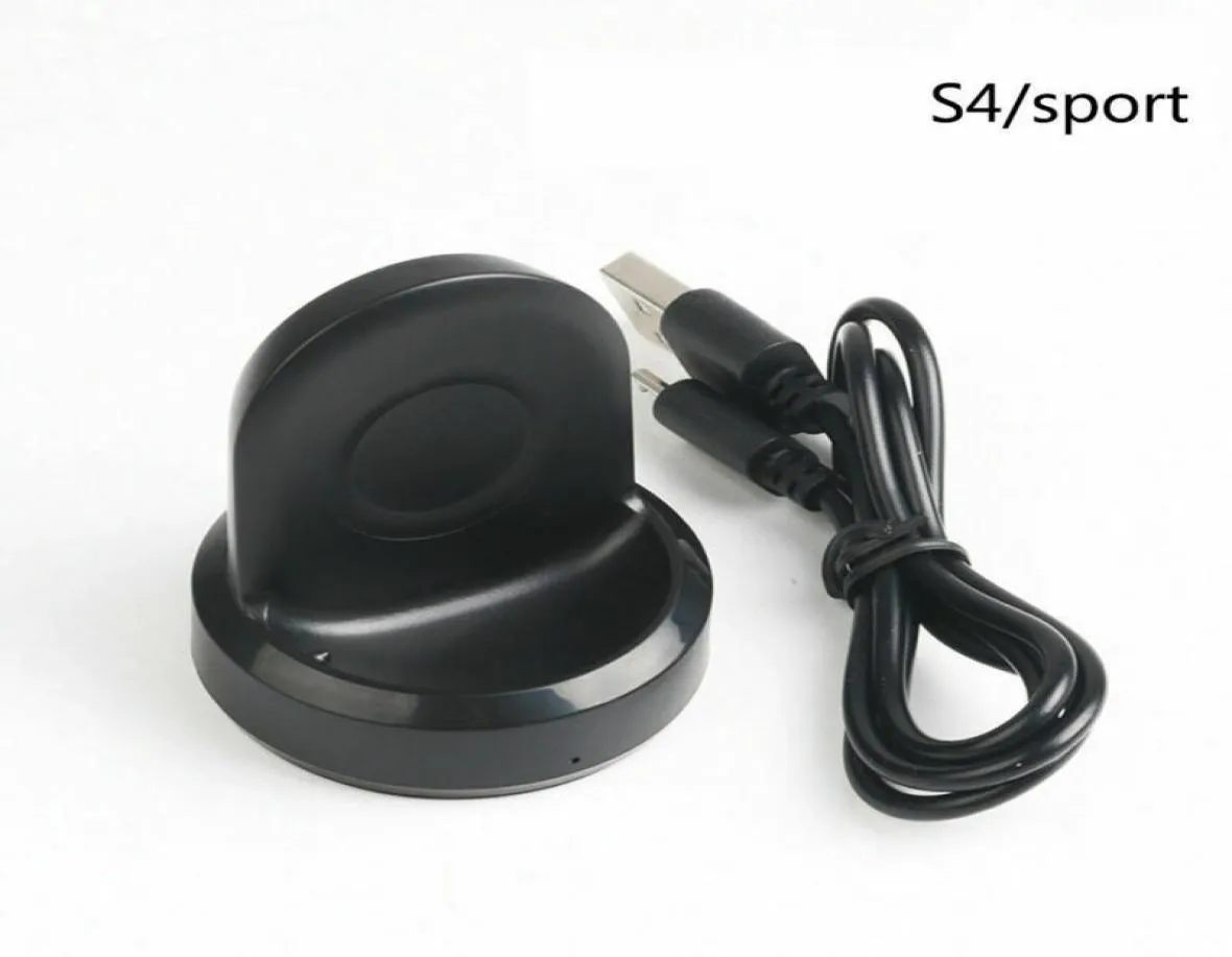 Wireless Charging Dock Cradle Charger For Samsung Gear S4 S3 S2 Sport Watch With USB Cable DHL 2046353