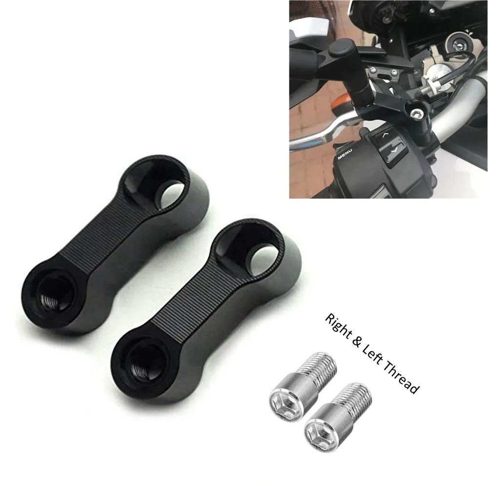 Per Yamaha 10 mm a destra sinistra fitta moto motociclette Montaggio a monte Reser Extender Adattatori CNC Aluminium particolarmente adatto