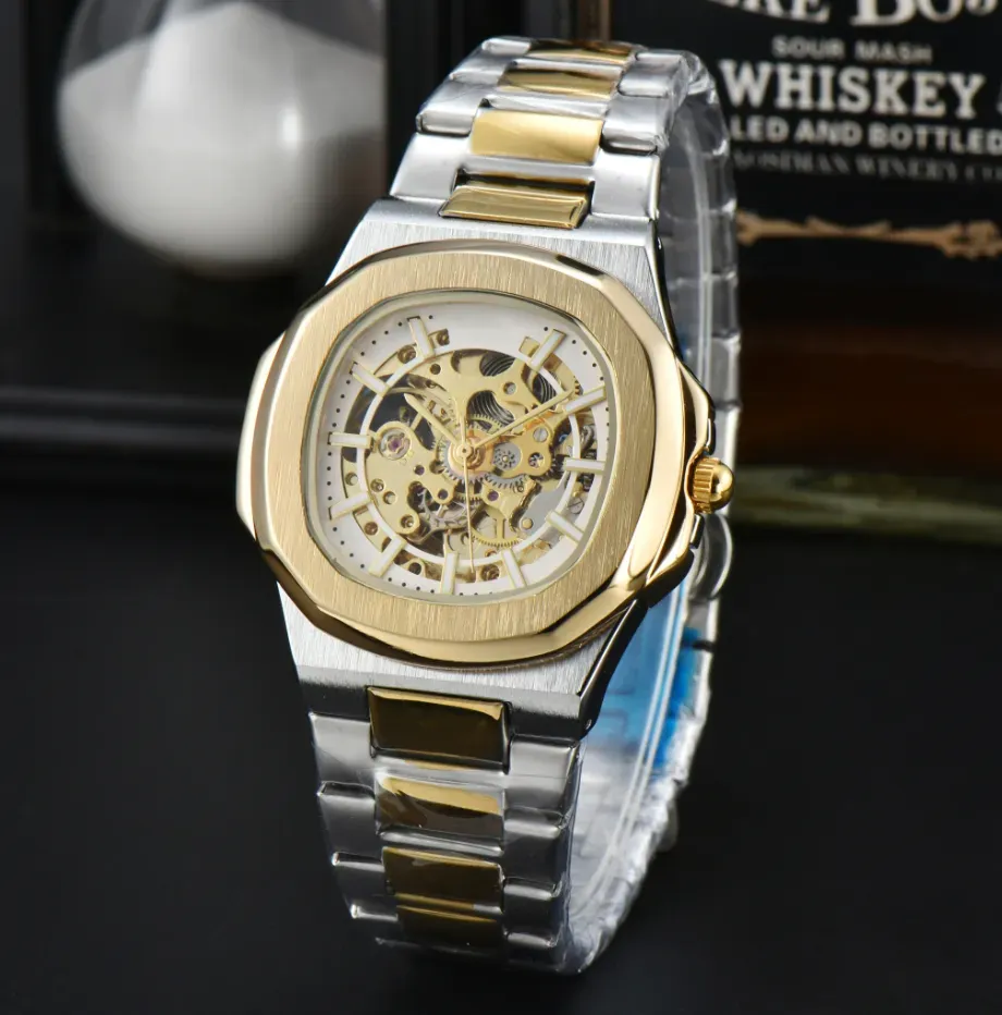 2024 New High quality Square designer watch Mechanical automation must watches men watch plated silver gold stainless steel wristwatches watch z862