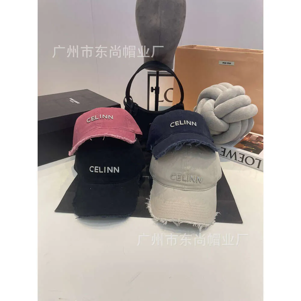 CE Family Correct Letter Bright Diamond Baseball For High End Fashion Trend Internet Celebrity Versatile Men's And Women's Couple Hat