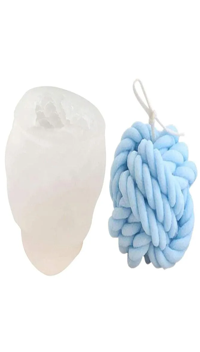 Strumenti artigianali a lume di candela in silicone forma a sfera di lana per decorazioni per decorazioni per decorazioni ornamenti in resina fai -da -te che produce artigianato artistico fatto a mano XBJK2202574819