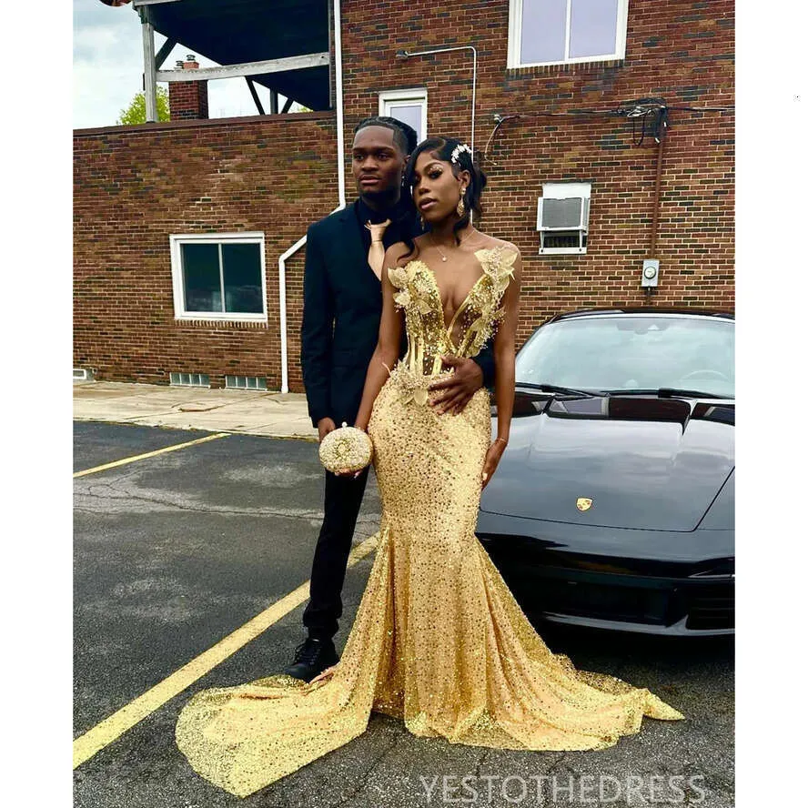 gold prom dresses 2013 Gold V Neck Prom Dress With Rhinestone Beading And Open Lace Back main image 1