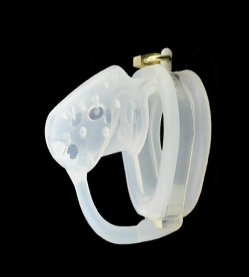 Birdlocked Clear Silicone Belt Device Soft Spikes Cage Bondage #R565225771