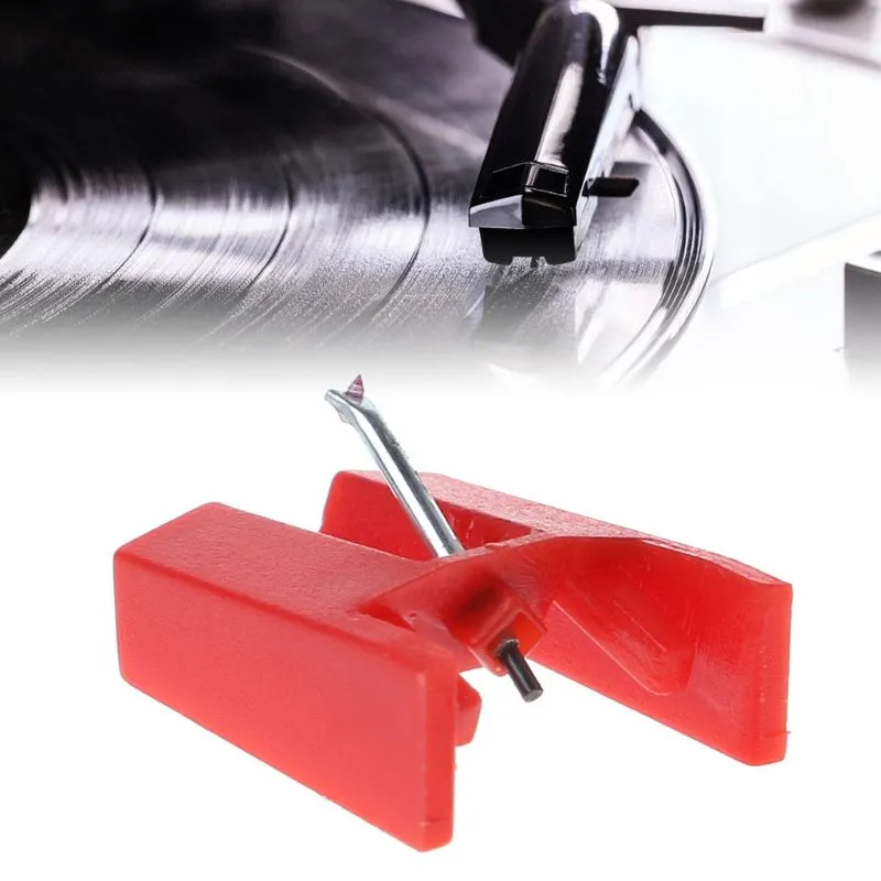 thumbnail image 2 of 4 Pack Record Player Stylus Needle Replacement - Red, Universal Fit For Crosley 2 of 3