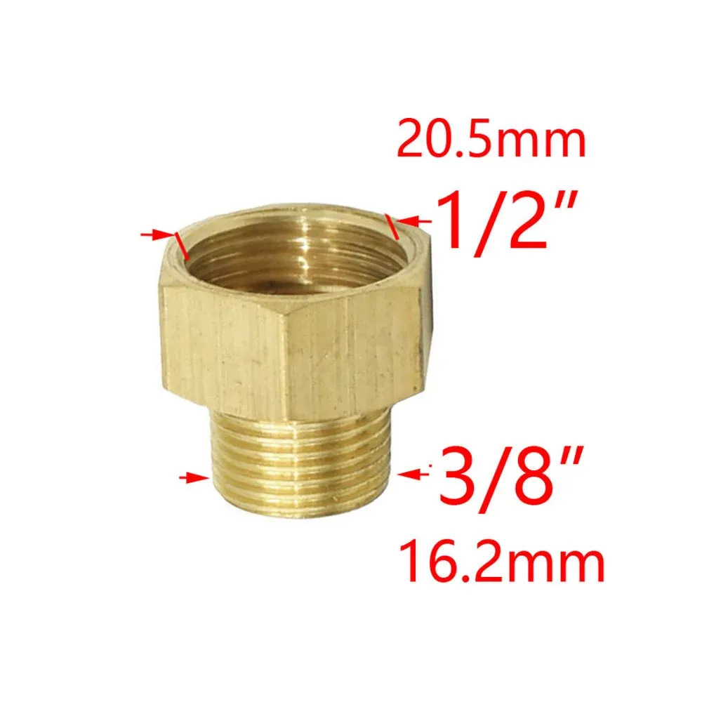 Латунь от 1/2 "до 3/4 3/8 1 -дюймового разъема резьбового разъема восстанавливающее ремонтное соединение для смесителя для ванной комнаты для душа муфты для душевого штука