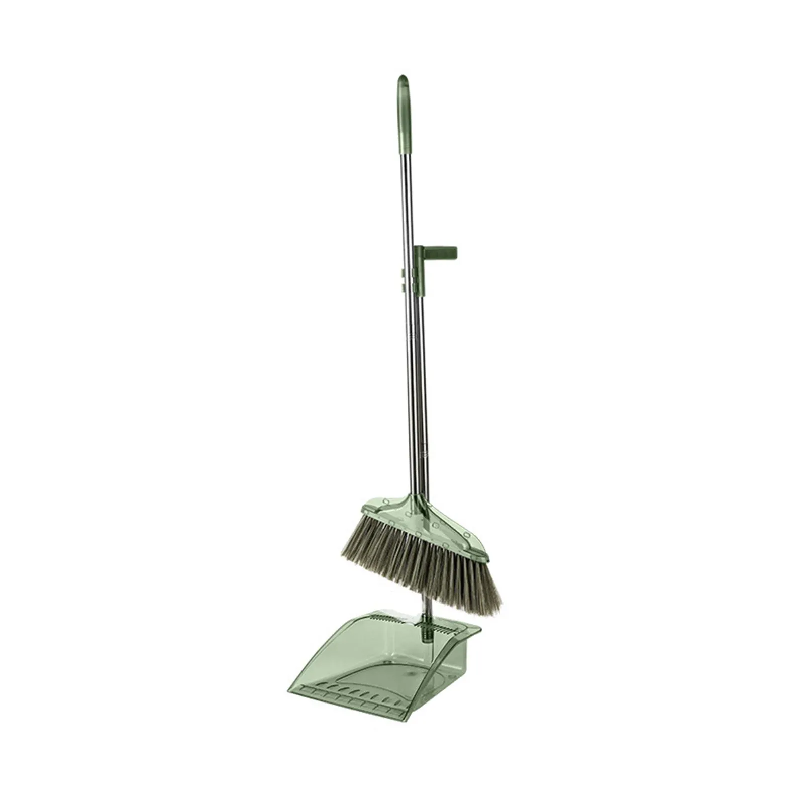 Broom and Dustpan Set Floor Wiper Broom Dust Pan for Outdoor Kitchen Home