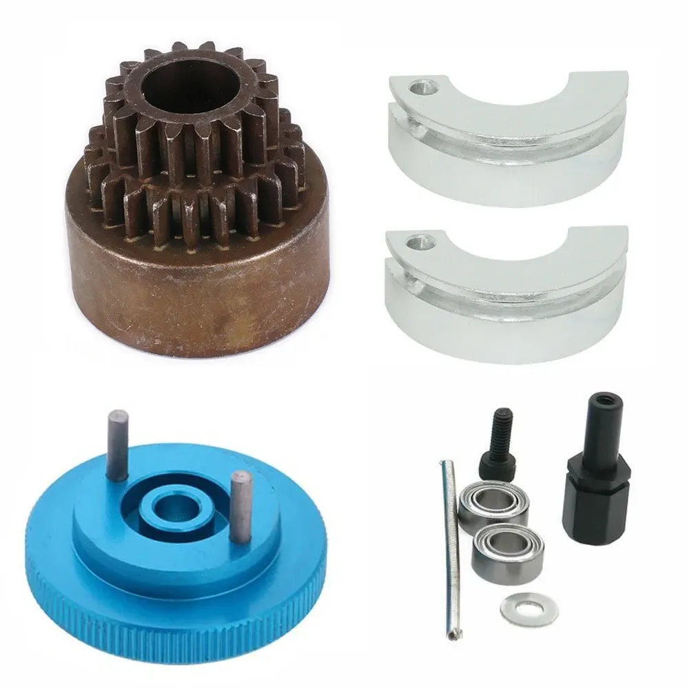 Alloy 2 Speed Pin Shoe 16-21T Gear Clutch Kit Flywheel