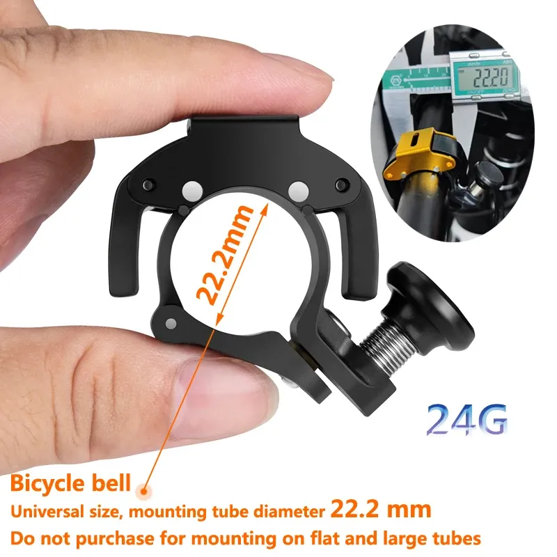 Bicycle Bell Aluminium Alloy Horn Small Volume Portable Sound Alarm For Safet