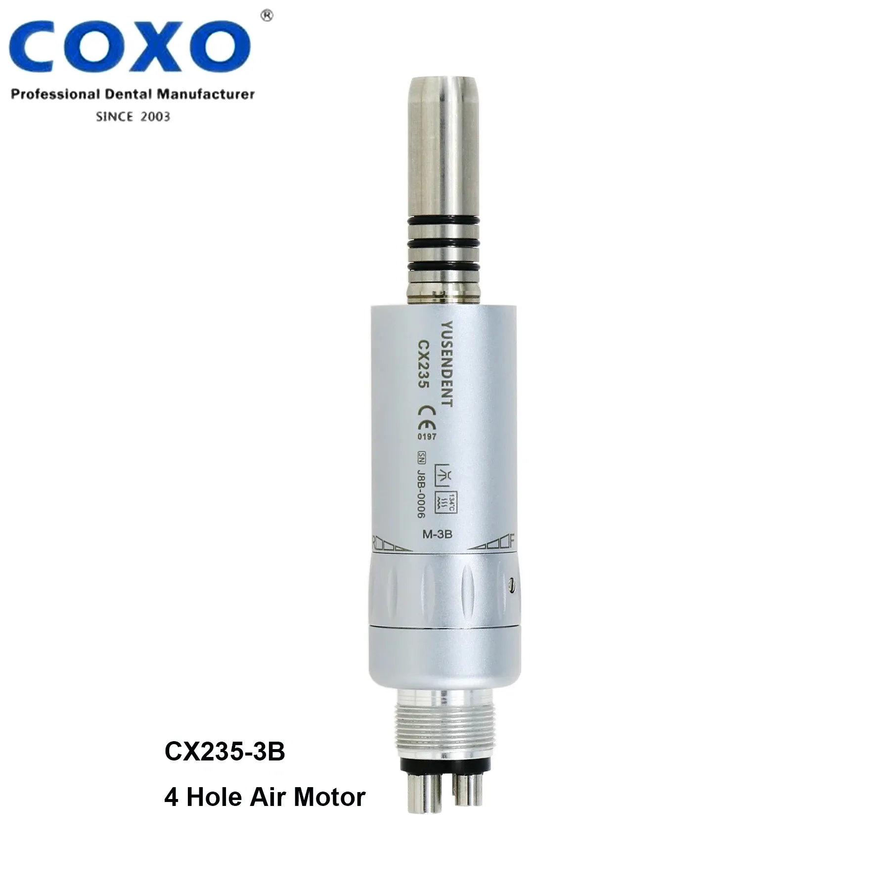 Coxo Dental LED Włókno Włókno silnik powietrza do nisko prędkości Wewnętrzny spray wodny 2/4/6 Otwory E Typ Fit NSK Kavo