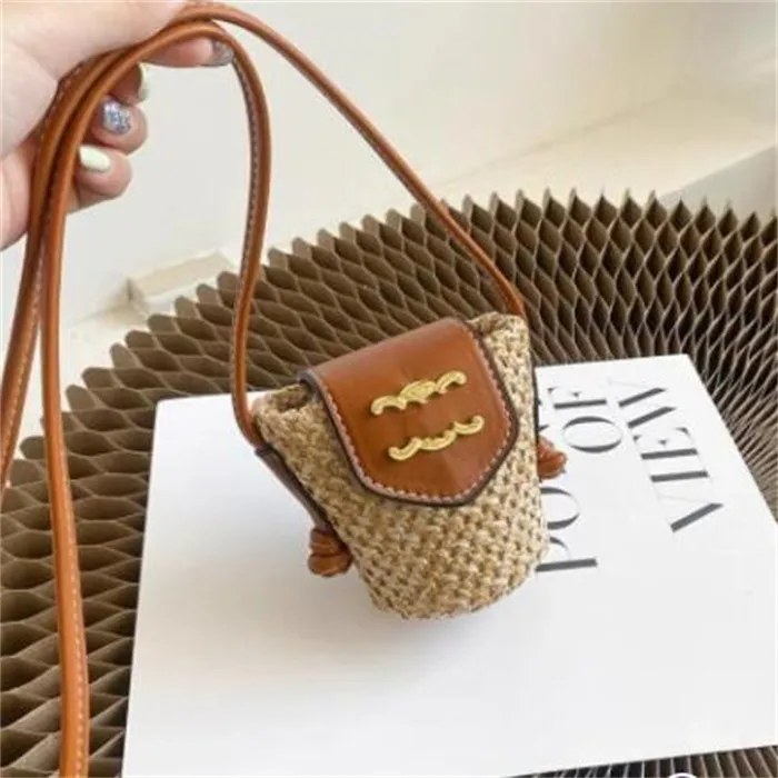 Kidsbag Fashion Child Girl Bags Bags Designer Straw Lady Spall Messenger Borse Bambini Mini Borse Borse