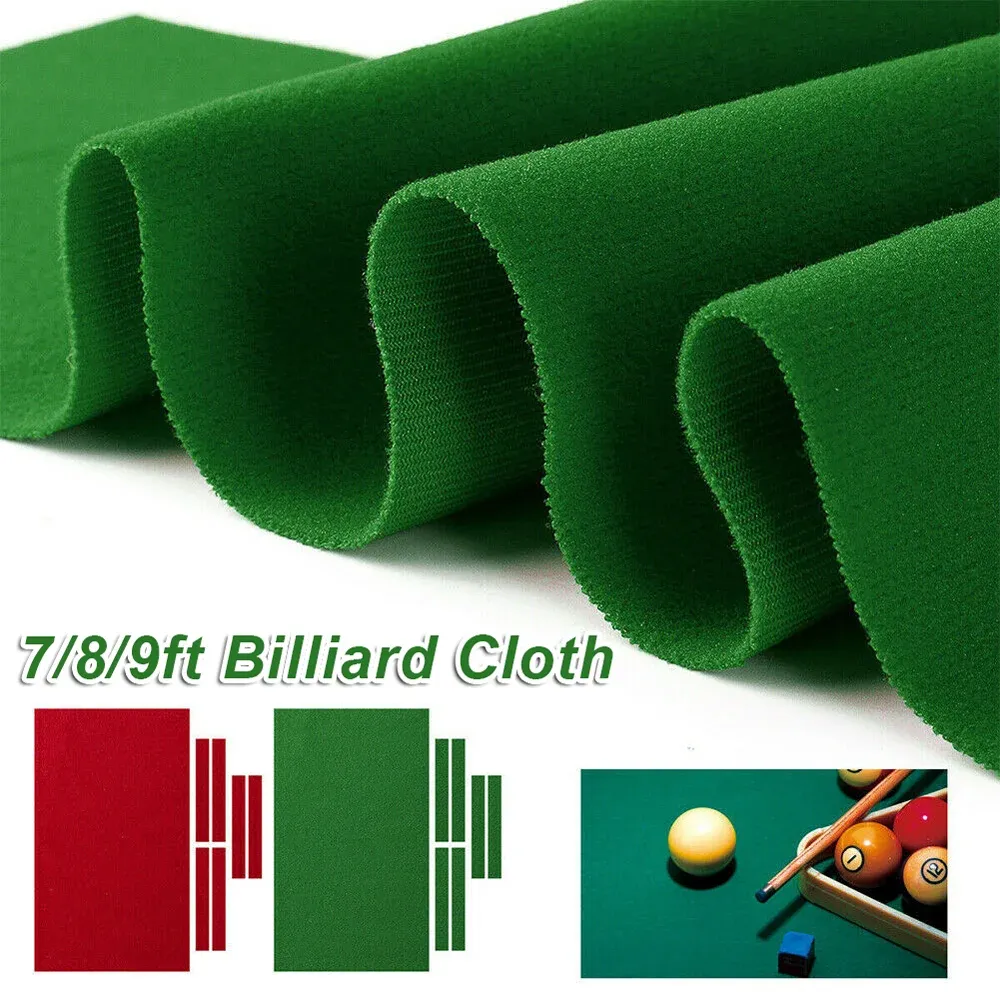 Accuplay Pre-Cut 20 Oz Pool Table Felt - English Green, Fits 8-Foot Billiard Table