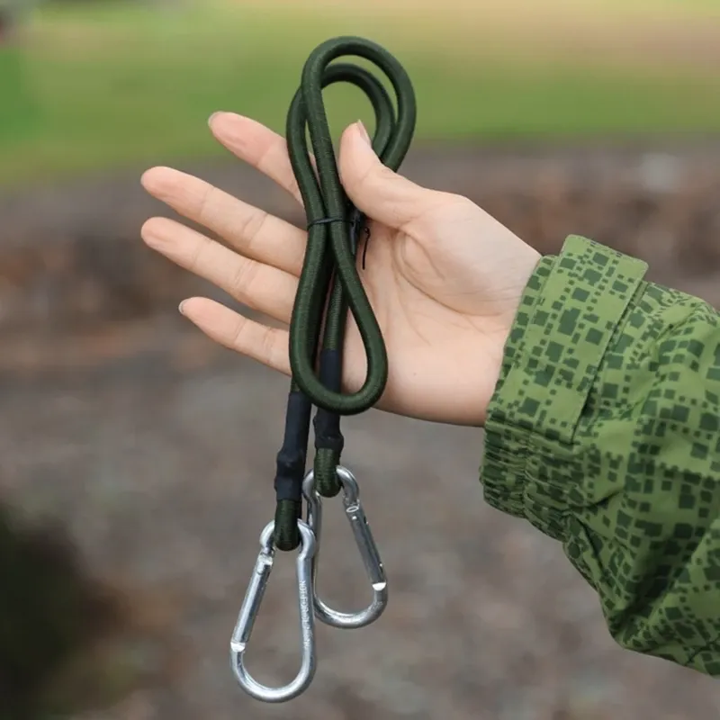 Cordeaux à l'élastique avec crochet de carabiner