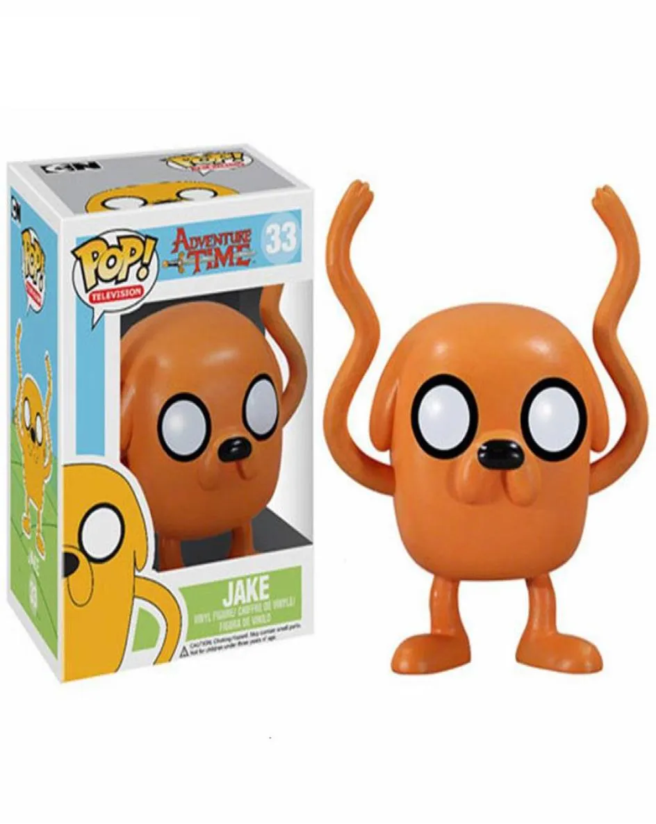 Figuur Kinderen geven de voorkeur aan Cartoon Adventure Time BMO Jake Action Vinyl Dolls Ice King Collectible Model speelgoed voor verjaardagscadeau249W9273755