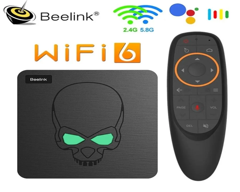 Beelink GT King Wifi6 Smart TV Box Android 9 Amlogic S922X Quadcore 4GB 64GB TVBOX BT41 1000M LAN ANDROID 90 4Kセットトップボックス6630935