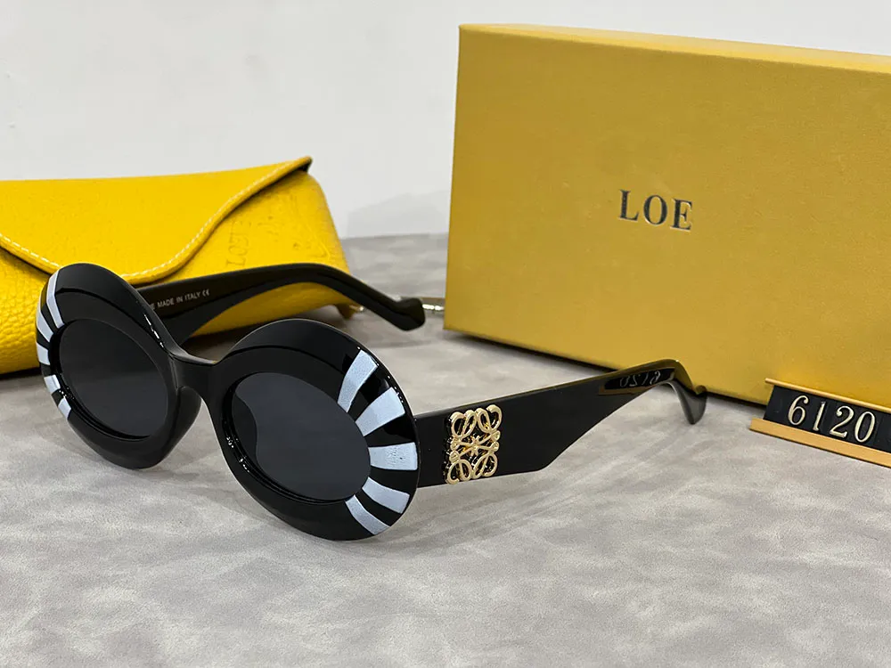 Loeweee Sunglasses Luxury LW40091I 96E O mesmo estilo óculos femininos