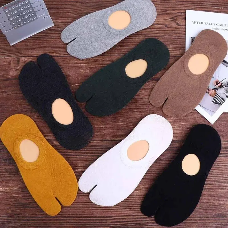 Women Socks Kimono Flip Flops Men Cotton Japanese Style Hosiery Split Toe Short Tube Two Finger