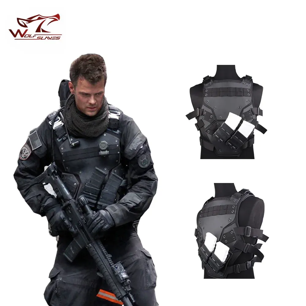 Airsoft Vest Tactical Vest Mens Lightweight Combat Waistcoat