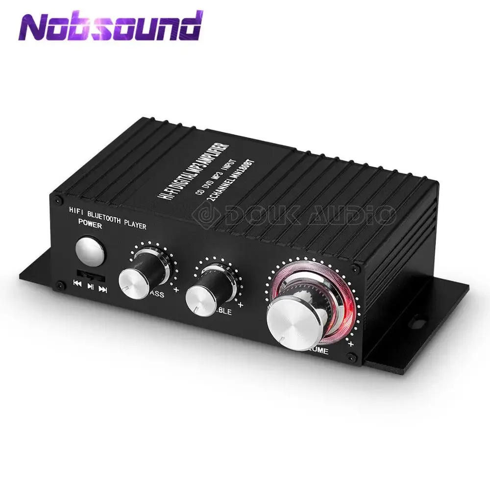 Amplificateur MN180BT mini récepteur Bluetooth stéréo 2.0 Channel Amplificateur Amplificateur Marine Power Ample USB Player de musique sans perte 50W + 50W