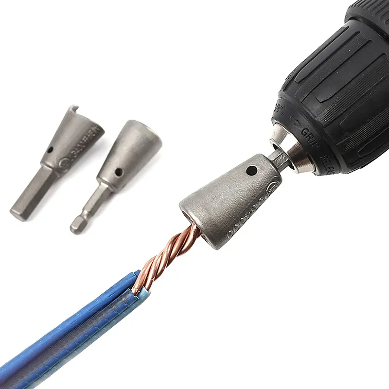 Outil De Torsion De Fils Pour Perceuse - Jonjea, Noir, Neuf - Pour Connecteurs électriques