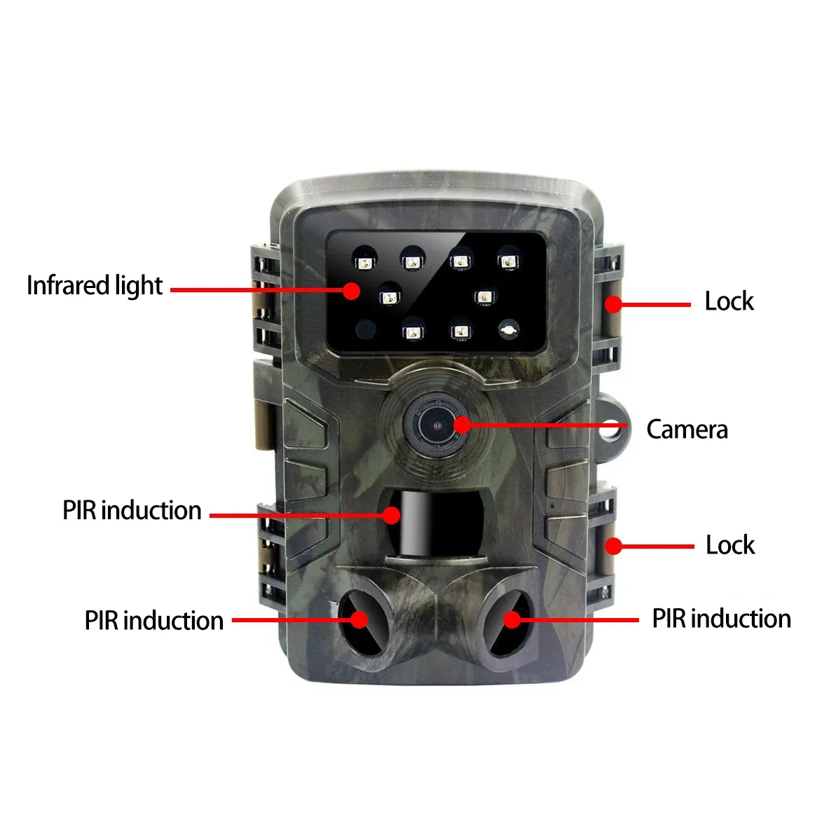 Camera piste de chasse Appareil photo Camera Camera Camera étanche IP66 pour la surveillance des cerfs sauvages Hunting