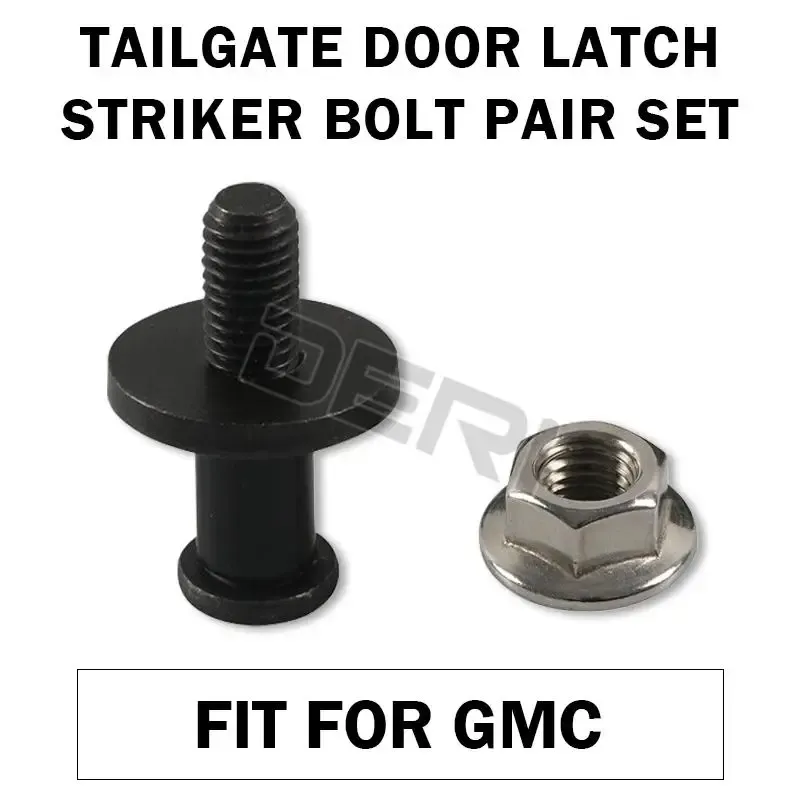 New Tailgate Latch Striker Bolt Kit For Chevy/GMC Silverado/Sierra 1500-3500 (1999-2007) - Left & Right Set