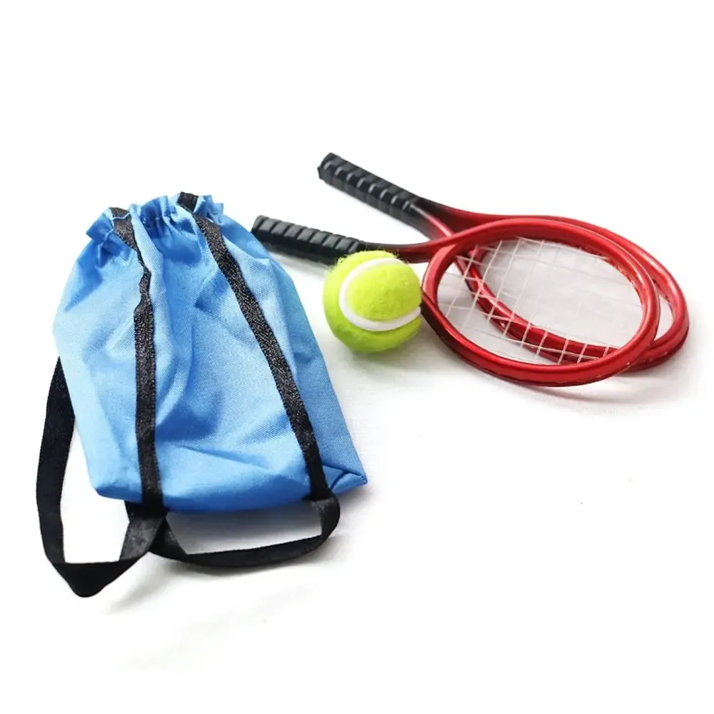 KIT SPACCHETTO SPACCHIO SPORT SPORT SET BACCHET BACCHET MINIATURA 1/6 1/12 Accessori per case bambole POTO PROPT MODELLO