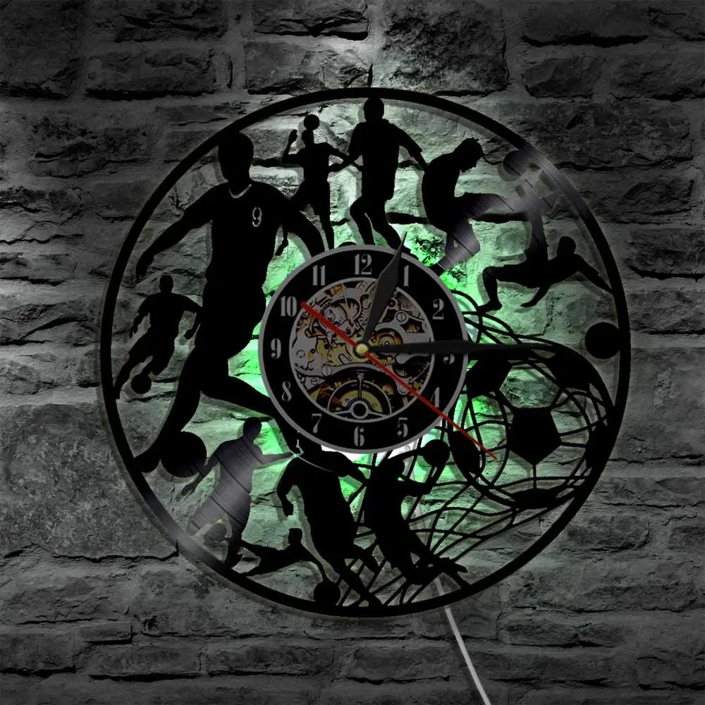 Horloge du mur de foot