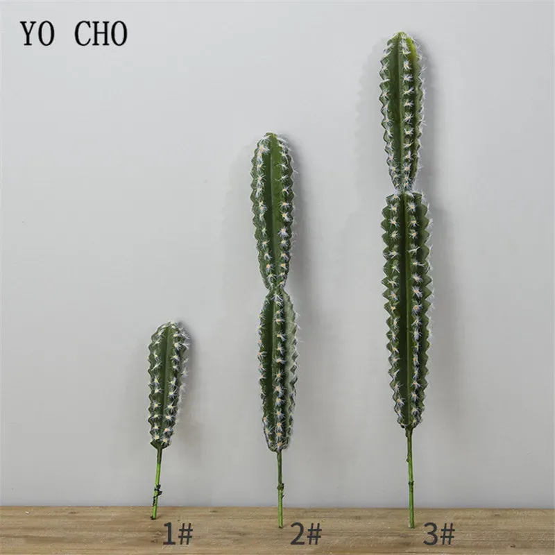 Yo cho 1pc зеленые искусственные кактусные сочные растения поддельные цветы шарики искусственные кактусы для домашней вечеринки ложное украшение