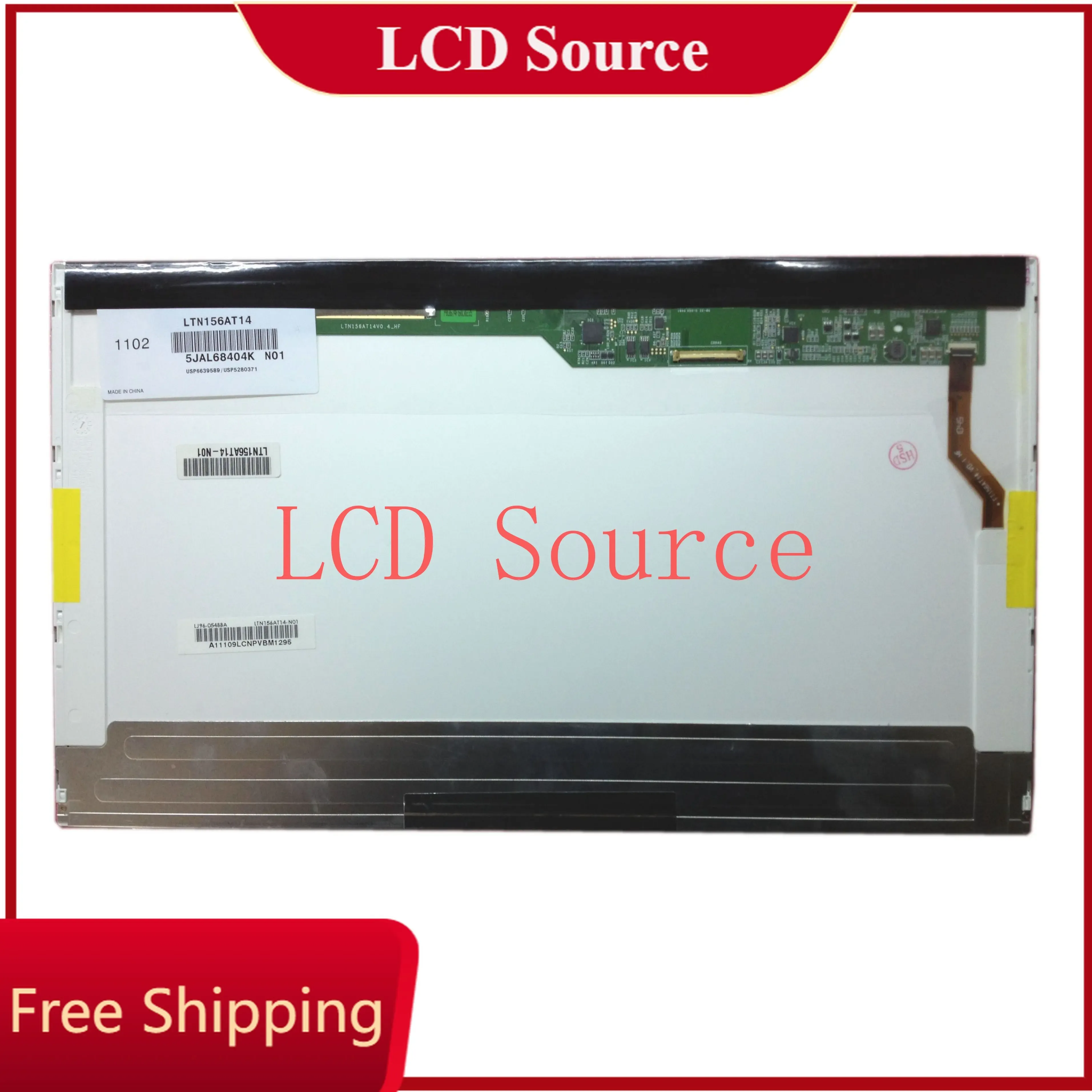 Screen LTN156AT14 FIT HB156WX1400 LP156WH2TLEA LP156WH2TLG2 LED 1366X768 15,6 "Laptop LCD Screen LP156WH4TLA1 N156B6L06