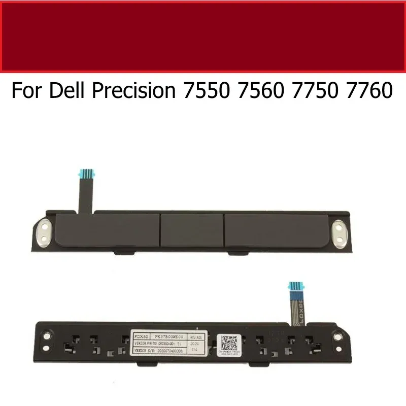 Panneaux Boutons de souris à droite gauche pour Dell Précision 7550 7560 7750 7760 TABLET TACK PAD CLICK Board Remplacement Pièces