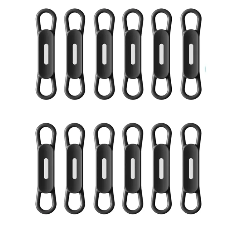 Locker Shelf Organizer, Magnetic Pencil Holder, Metal Storage Pack 3L, Black