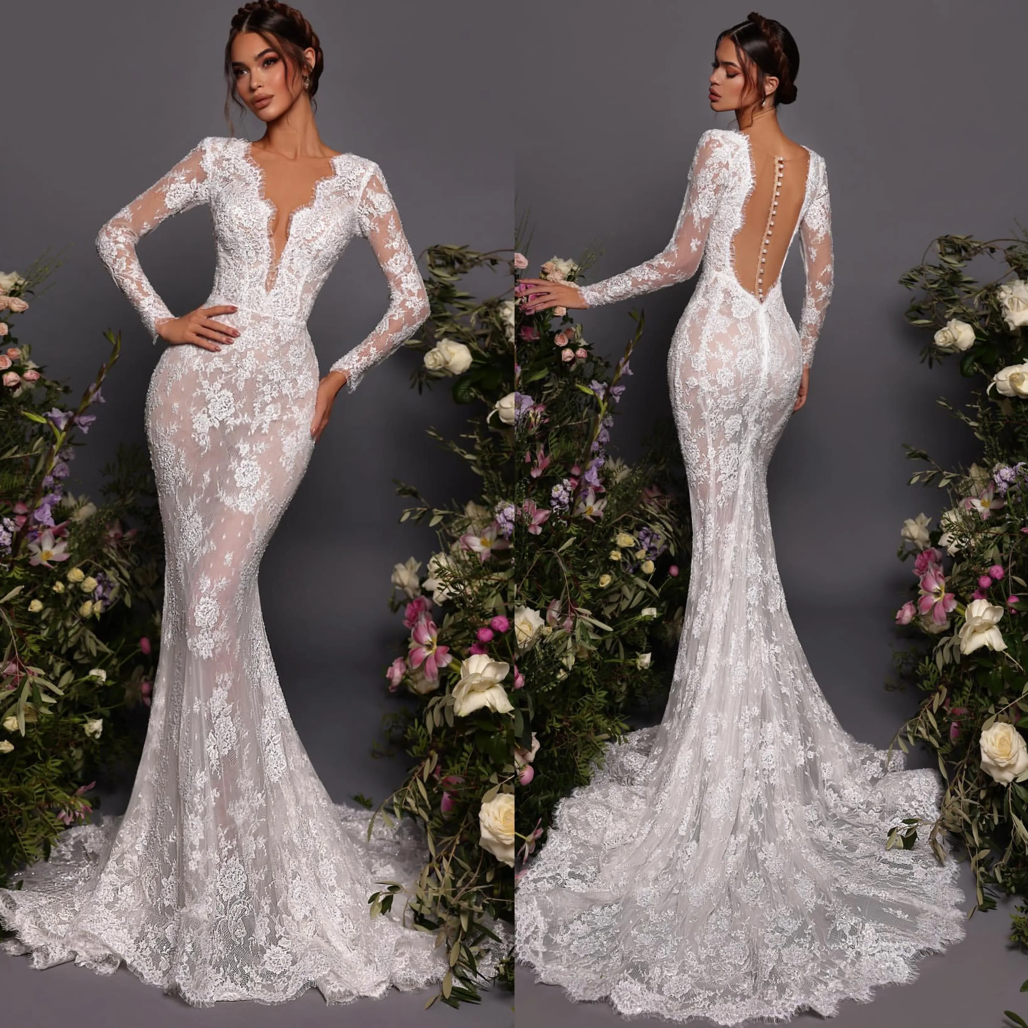 chinese dress ladies Johnathan Kayne 3200 Satin Mermaid Gown with Slit – Mydressline main image 0