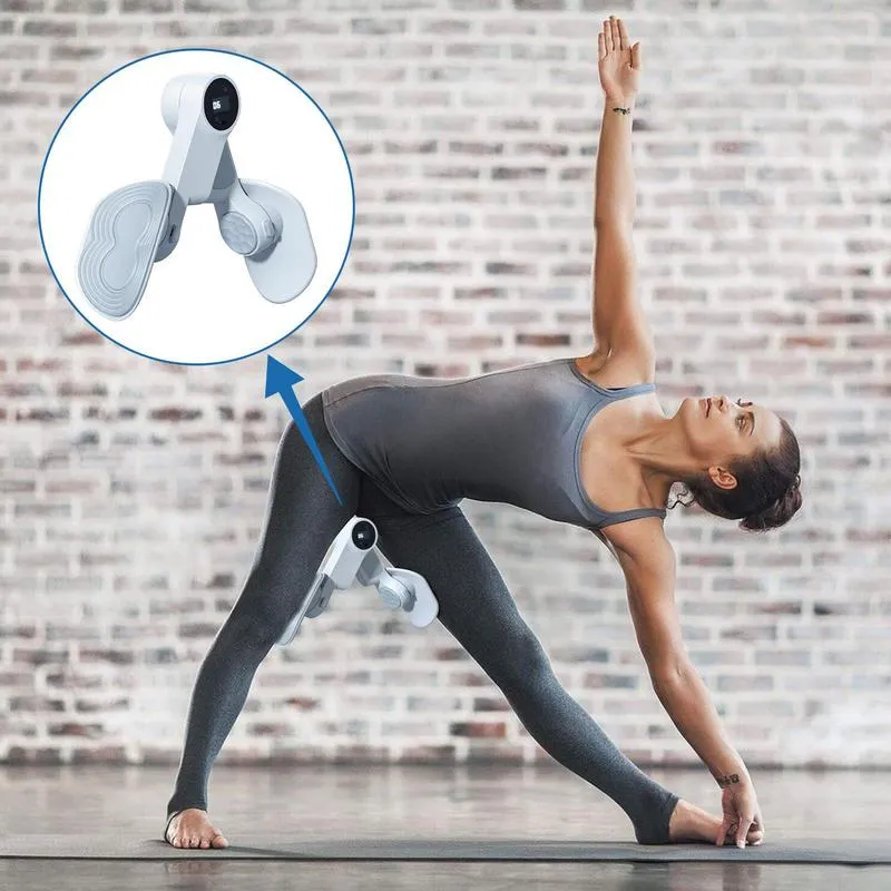 Inner Thigh Toner Home Workout Equipment with Resistance and Counter for Thighs and Hips