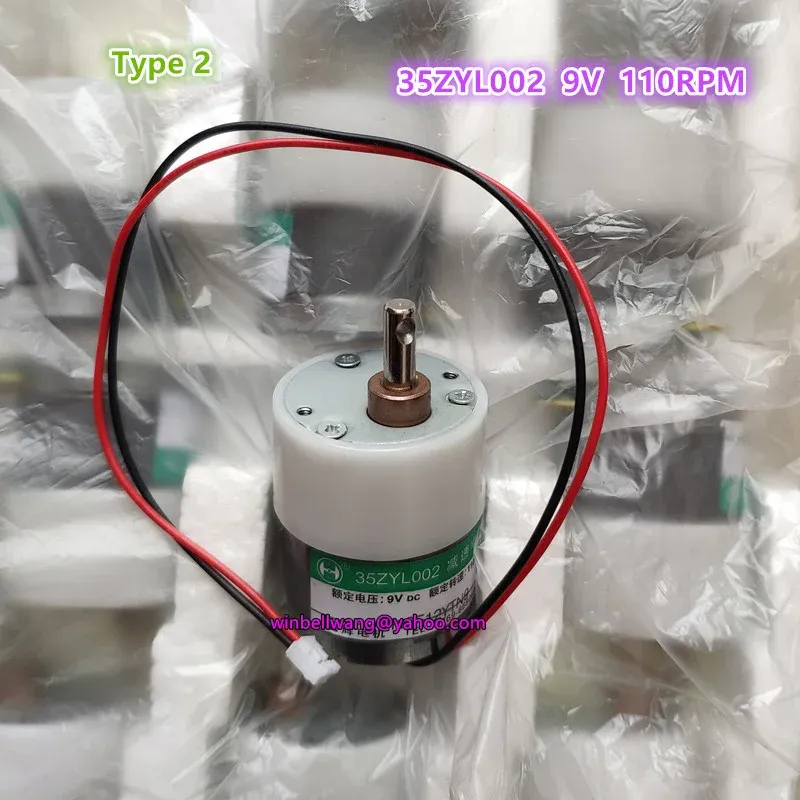 Yepyeni 35Zyl002 9V 110RPM Para Birimi Sayaç Dişli Motor Dişli Kutusu çapı 35mm DC Moto ~