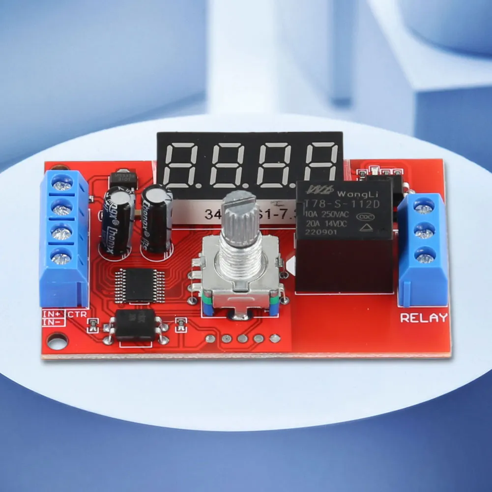 Programmable LED Digital Timer Relay Delay Switch Module DC 5V/12V/24V ...