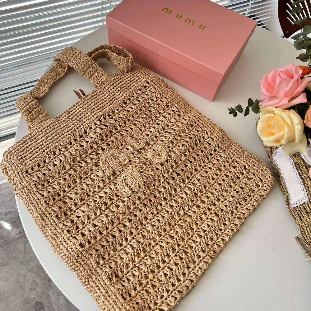 Designer Bags Woman Straw Bags Nylon Shoulder Bags Hobos Handbags Underarm Bag Designer Baguettes Lady Totes Large Capacity Handbag No Box With Dust Bag