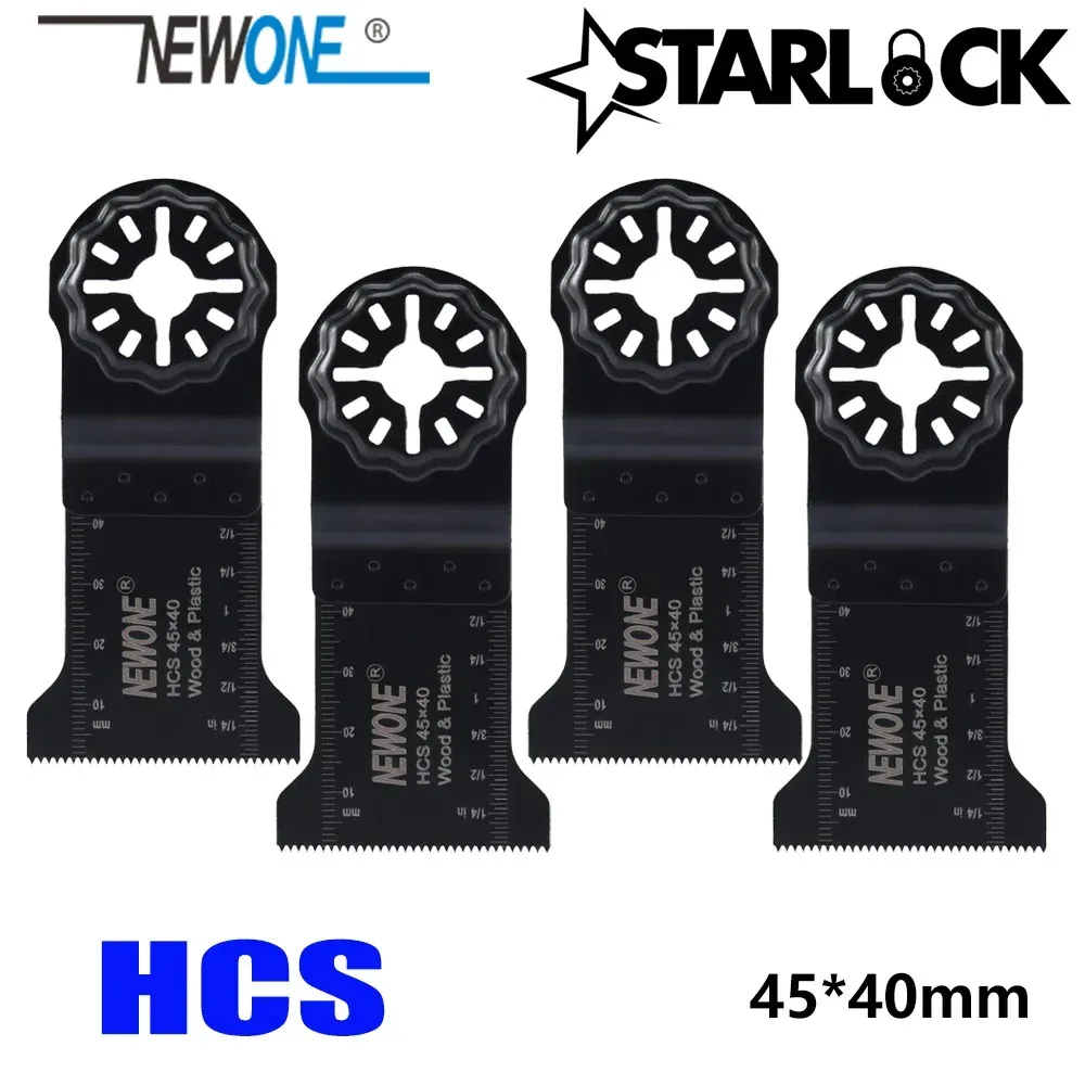 NIEUWE Eone compatibel voor Starlock HCS45*40mm zaagbladen Power Oscillerend gereedschap voor hout/plastic snijden HC's 45 mm sterrenlockbladen