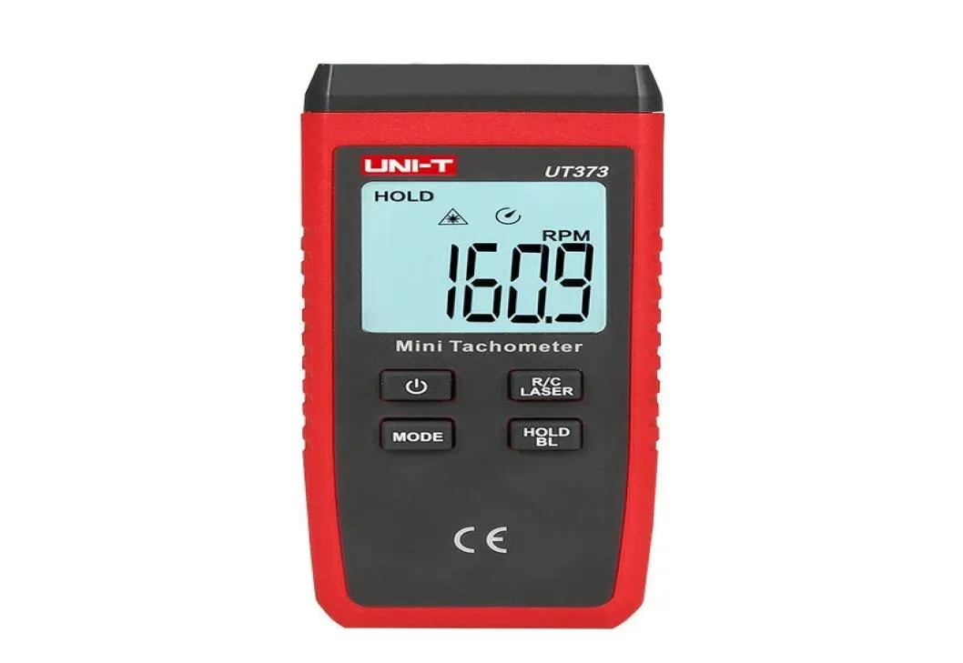 Unit UT373 Non -contact Tachometer Mini Digitale Tachometer Meetbereik 10999999rpm kilometerteller met achtergrondverlichting Elektrisch instrument5320722