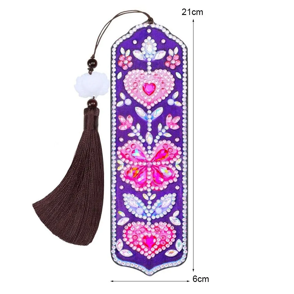 5D DIY Diamond Painting Tassel Coolmark Special Commorted Diamond Emlemery Book Mark Art Crafts Kits подарки ручной работы