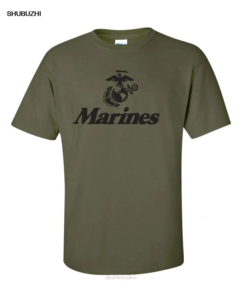 ファッションコットンTシャツ海兵隊US米国海兵隊USMCミリタリーメンズTシャツ240409