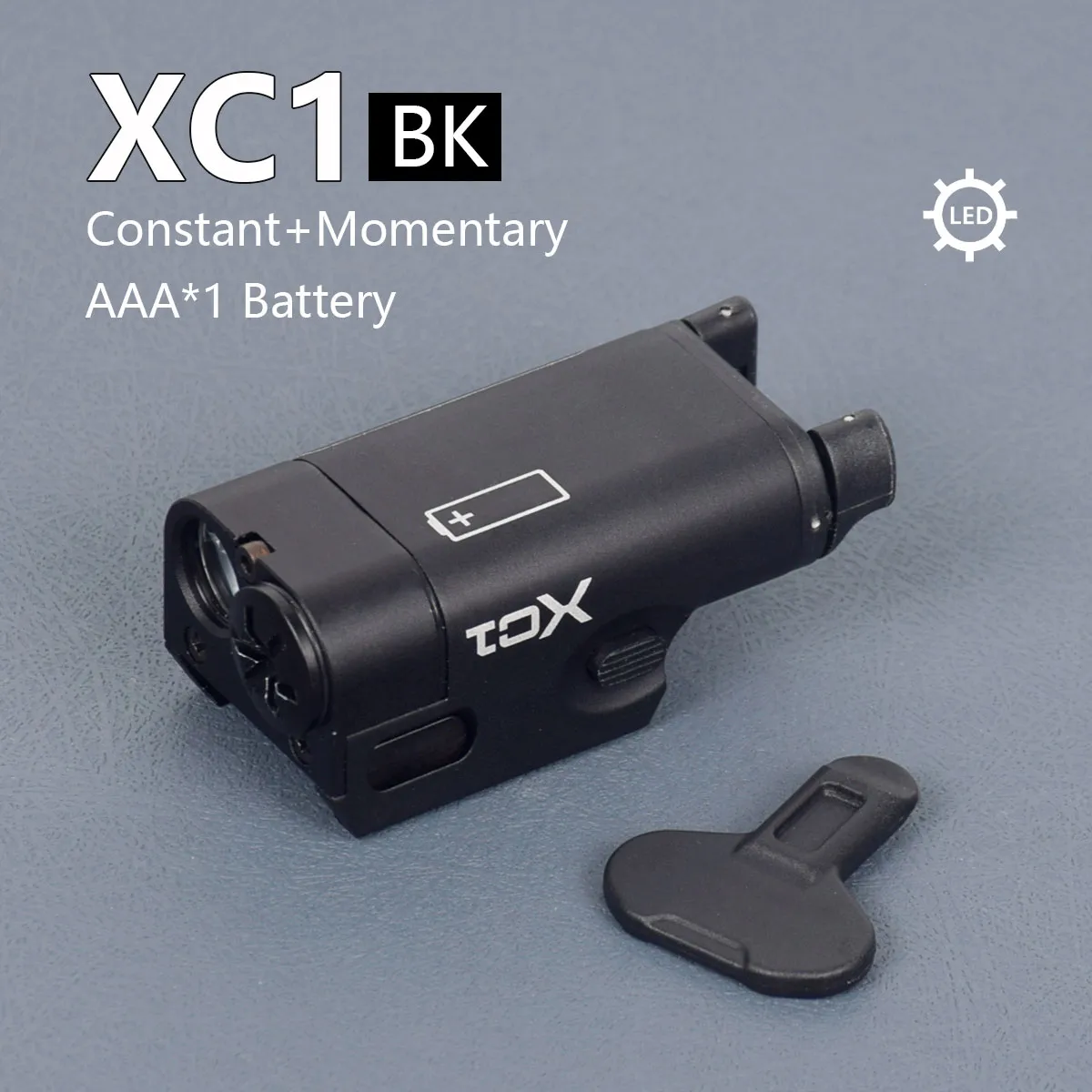 Tactical SF XC1 Scout Light Mini LED -ficklampan Lanterna monterad på Picatinny Rail