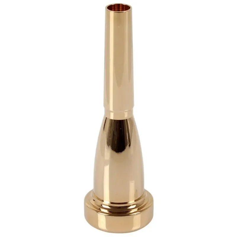 MUSE 3C /5C /7C Size Bullet Shape Mega Rich Tone Trumpet Munnstycke Guld och silver- För kulform Munnstycke