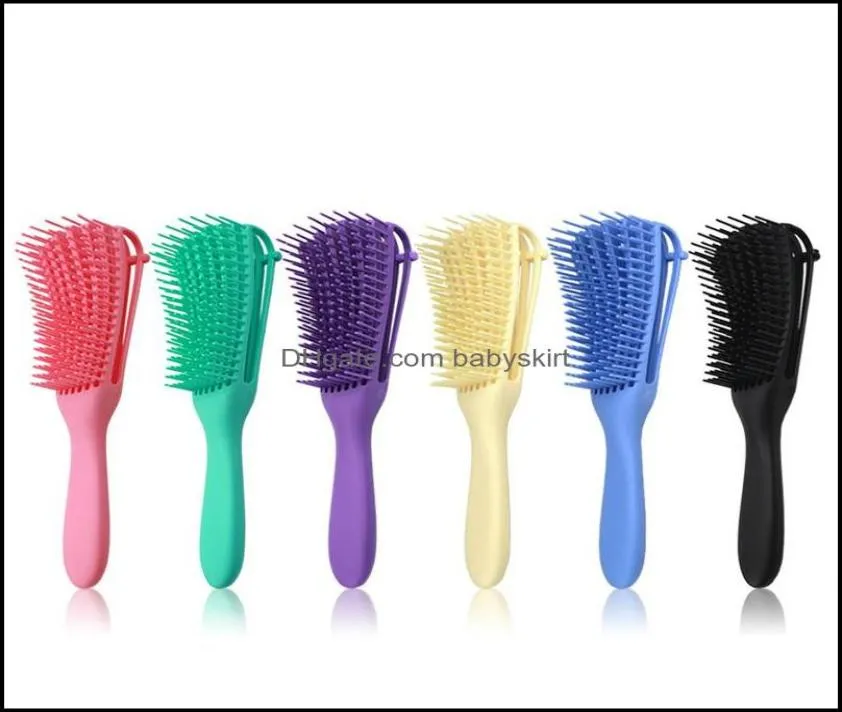 Cepillos para el cabello Herramientas de estilo de cuidado de los cuentos Combustible Mas Combina de mujeres de cepillo para el cabello Antitie Knot Professional Octopus Type4727121