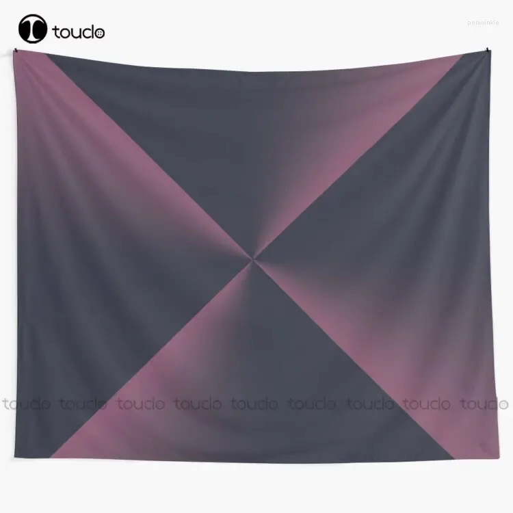 Tapisserier sammet upp geometrisk gradient tapestry hem rolig vägg hängande för vardagsrum sovrum sovsal dekor