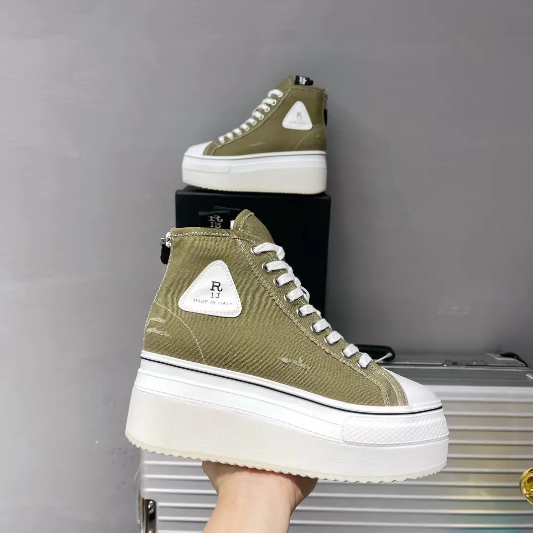 Converse large olive solid canvas
